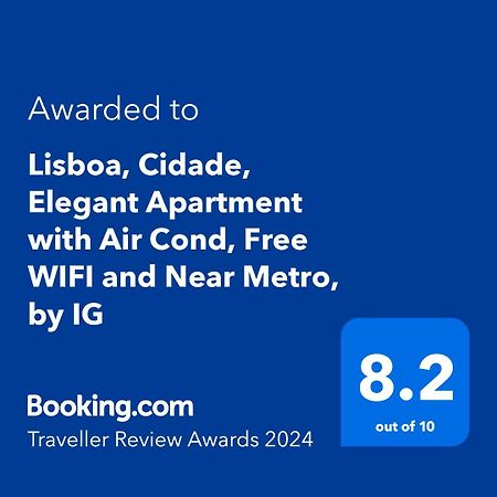 Lisboa, Cidade, Elegant Apartment With Air Cond, Free Wifi And Near Metro, By Ig Eksteriør bilde